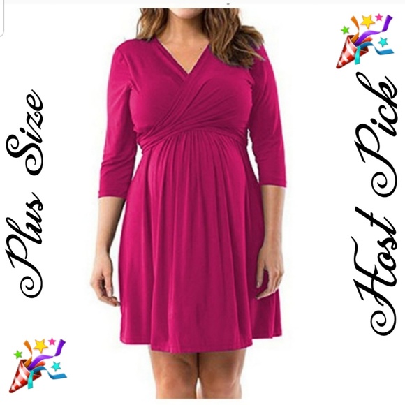 pink queen Dresses & Skirts - NEW Pink Queen ➕ PLUS SIZE 3X ➕ Mock Dress